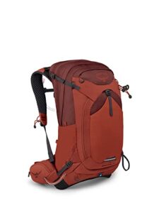 osprey manta 24l men's hiking backpack with hydraulics reservoir, oak leaf orange
