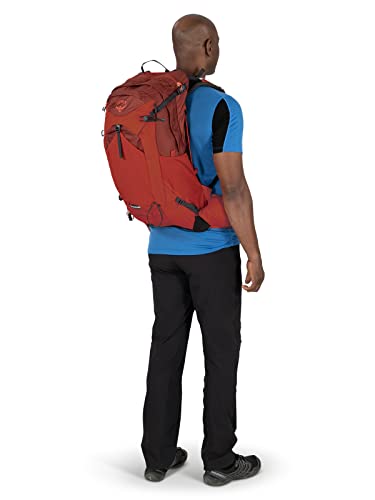 Osprey Manta 24L Men's Hiking Backpack with Hydraulics Reservoir, Oak Leaf Orange