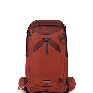 Osprey Manta 24L Men's Hiking Backpack with Hydraulics Reservoir, Oak Leaf Orange