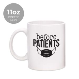 Canopy Street Before Patients Mug And After Patients Glass/Two Piece Coffee Cup Stemless Wine Glass Set/Funny Nurse Doctor Dentist Hygienist Therapist Present