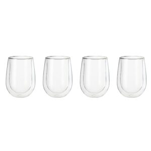 henckels cafe roma wine glass set, 4-pc, clear