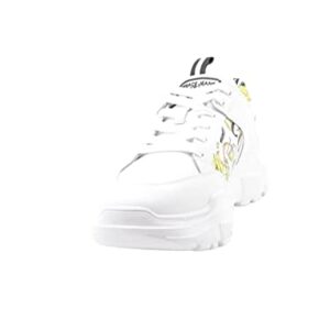 VERSACE JEANS COUTURE Men Speedtrack Sneakers Gold - White 10.5 US