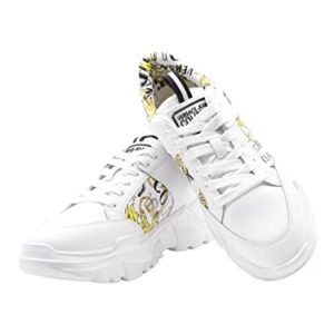 VERSACE JEANS COUTURE Men Speedtrack Sneakers Gold - White 10.5 US