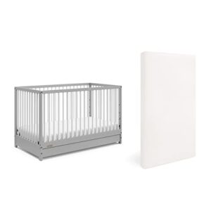 graco teddi premium nursery starter pack – 2-piece nursery bundle with greenguard gold certified crib and crib mattress, both items greenguard gold certified, oeko-tex standard 100 certified mattress