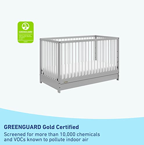 Graco Teddi Premium Nursery Starter Pack – 2-Piece Nursery Bundle with GREENGUARD Gold Certified Crib and Crib Mattress, Both Items GREENGUARD Gold Certified, Oeko-TEX Standard 100 Certified Mattress