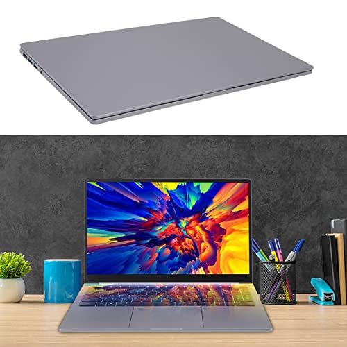 Jeanoko 256GB Laptop, 8GB and 256GB UHD630 DDR4 2666MHz 15.5in Laptop Dual Channel HD IPS Screen Aluminium Alloy for Work(#2)