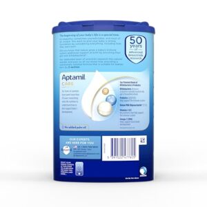 Aptamil Care Stage 2, Milk Based Powder Infant Formula for 6+ Months, Also for C-section born babies, with DHA & ARA, Omega 3 & 6, Prebiotics, Contains No Palm Oil, 28.2 Ounces, Packaging May Vary