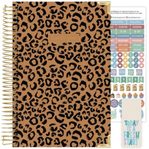 hardcover bloom daily planners 2024 (8.5" x 11") calendar year day planner (january 2024 - december 2024) - passion/goal organizer - monthly & weekly inspirational agenda book - dreams in bloom