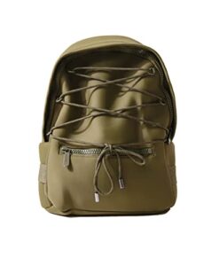 popups neoprene backpack- unisex lightweight laptop sleeve backpack, casual bookbag for college, travel, gym, purse (safari)
