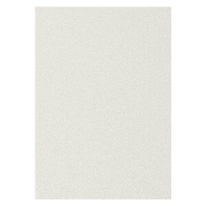 hysiwen 20 sheets white glitter cardstock, 250gsm/92lb a4 sparkly paper for making cards, invitations, paper crafts, party decoration