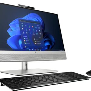 HP EliteOne 800 G6 All-in-One Computer, 23.8 IPS, FHD, Intel i7-10700, Bang & Olufsen with Stereo Speakers, NO DVD-RW, Win 10 Pro, Silver, 3 Year Warranty (16GB RAM | 1TB SSD)