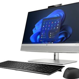 HP EliteOne 800 G6 All-in-One Computer, 23.8 IPS, FHD, Intel i7-10700, Bang & Olufsen with Stereo Speakers, NO DVD-RW, Win 10 Pro, Silver, 3 Year Warranty (16GB RAM | 1TB SSD)