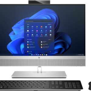 HP EliteOne 800 G6 All-in-One Computer, 23.8 IPS, FHD, Intel i7-10700, Bang & Olufsen with Stereo Speakers, NO DVD-RW, Win 10 Pro, Silver, 3 Year Warranty (16GB RAM | 1TB SSD)