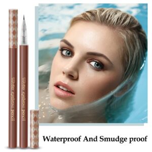 Boobeen Liquid Eyebrow Pen, Micro Brow Pen-0.01mm Precision Tip, Eyebrow Filler Pencil Creates Natural Eyebrow Makeup Long Lasting