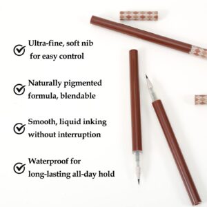 Boobeen Liquid Eyebrow Pen, Micro Brow Pen-0.01mm Precision Tip, Eyebrow Filler Pencil Creates Natural Eyebrow Makeup Long Lasting