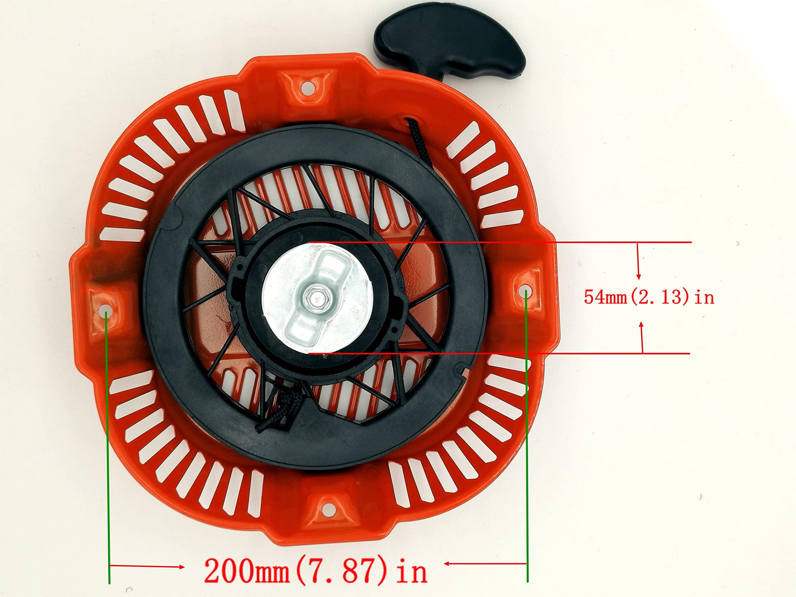 YAMAKATO Pull Start Assembly for Generac Pressure Washer 0J0813AST15 389cc 420cc Generator 0J0813ASRV 0J08073SRV 0J0813AST15 Recoil Cord Rope Starter