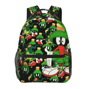 dhoutsl backpack marvin anime the martian laptop backpack unisex multipurpose double shoulder bag for travle camping hiking work gifts