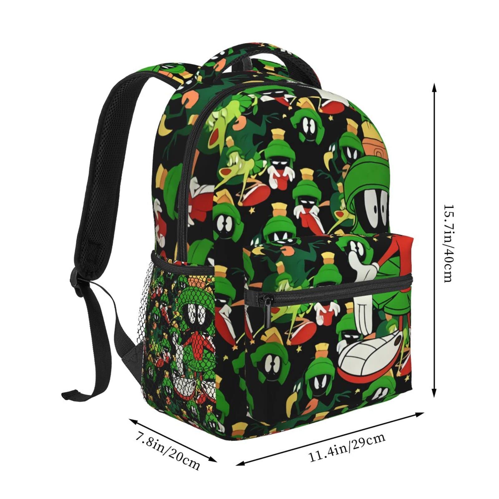 DHOUTSL Backpack Marvin Anime The Martian Laptop Backpack Unisex Multipurpose Double Shoulder Bag for Travle Camping Hiking Work Gifts