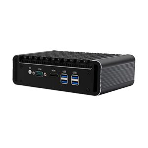 HUNSN Micro Firewall Appliance, Mini PC, OPNsense, VPN, Router PC, Intel Core I5 1135G7, RJ28, AES-NI, 6 x Intel 2.5GbE I226-V LAN, COM, HDMI, 32G RAM, 512G SSD