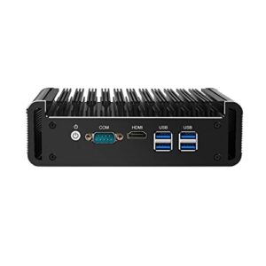 HUNSN Micro Firewall Appliance, Mini PC, OPNsense, VPN, Router PC, Intel Core I5 1135G7, RJ28, AES-NI, 6 x Intel 2.5GbE I226-V LAN, COM, HDMI, 32G RAM, 512G SSD