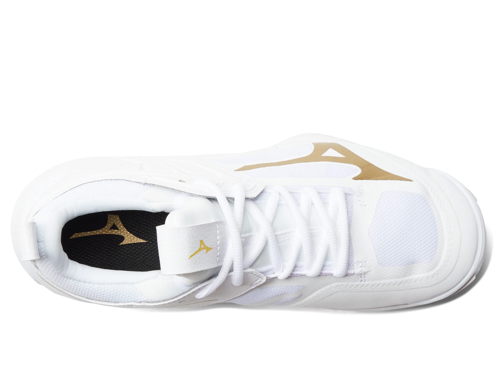 Mizuno Wave Momentum 2 White/Gold 9.5 B (M)