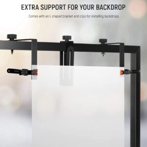 NEEWER Overhead Camera Mount Rig for Top Down Shots, Heavy Duty Steel Tabletop Mount Stand Multi Device Platform for Flat Lay Photography Lighting Cooking Drawing Crafts, For Desks≥3.3'/1m Long, ST100