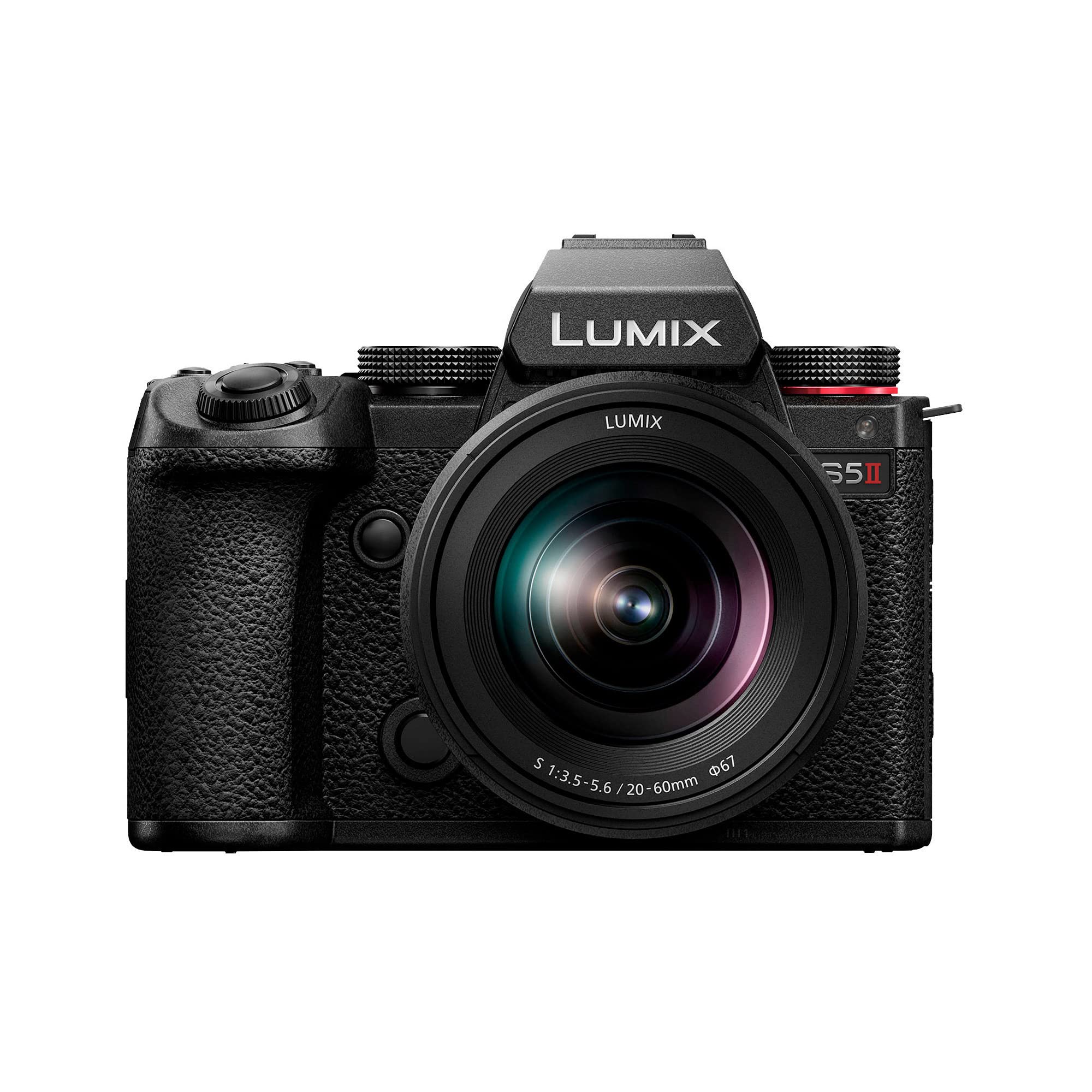 Panasonic LUMIX S5II Hybrid 24.2MP FF Mirrorless Camera with 20-60mm Lens with Battery Bundle with Panasonic DMW-BLK22 7.4V 3050mAh Lithium-ion Battery Pack (2 Items)