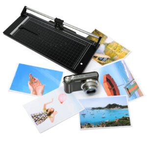 24 Inch Paper Cutter, Manual Precision Rotary Paper Trimmer, Sharp Photo Paper Cutter, Rotary Paper Cutter Trimmer