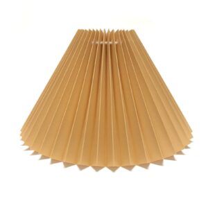 e27 pleated lamp shade replacement fabric table floor lamp cover light cover for bedroom living room