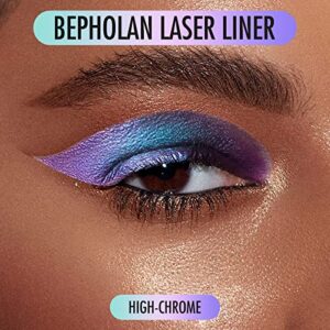 BEPHOLAN Eyeliner Pencil,Purple Eyeliner,Colored Eyeliners,Metallic Eyeliner,Blue Purple Shifting Colors Glitter Waterproof Eyeliner,24h Long-Lasting Pen,Purple-Blue (NORTHERN LIGHT)