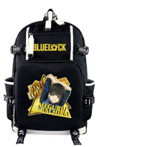 ISaikoy Anime BLUE LOCK Backpack Shoulder Bag Bookbag Student School Bag Daypack Satchel C4