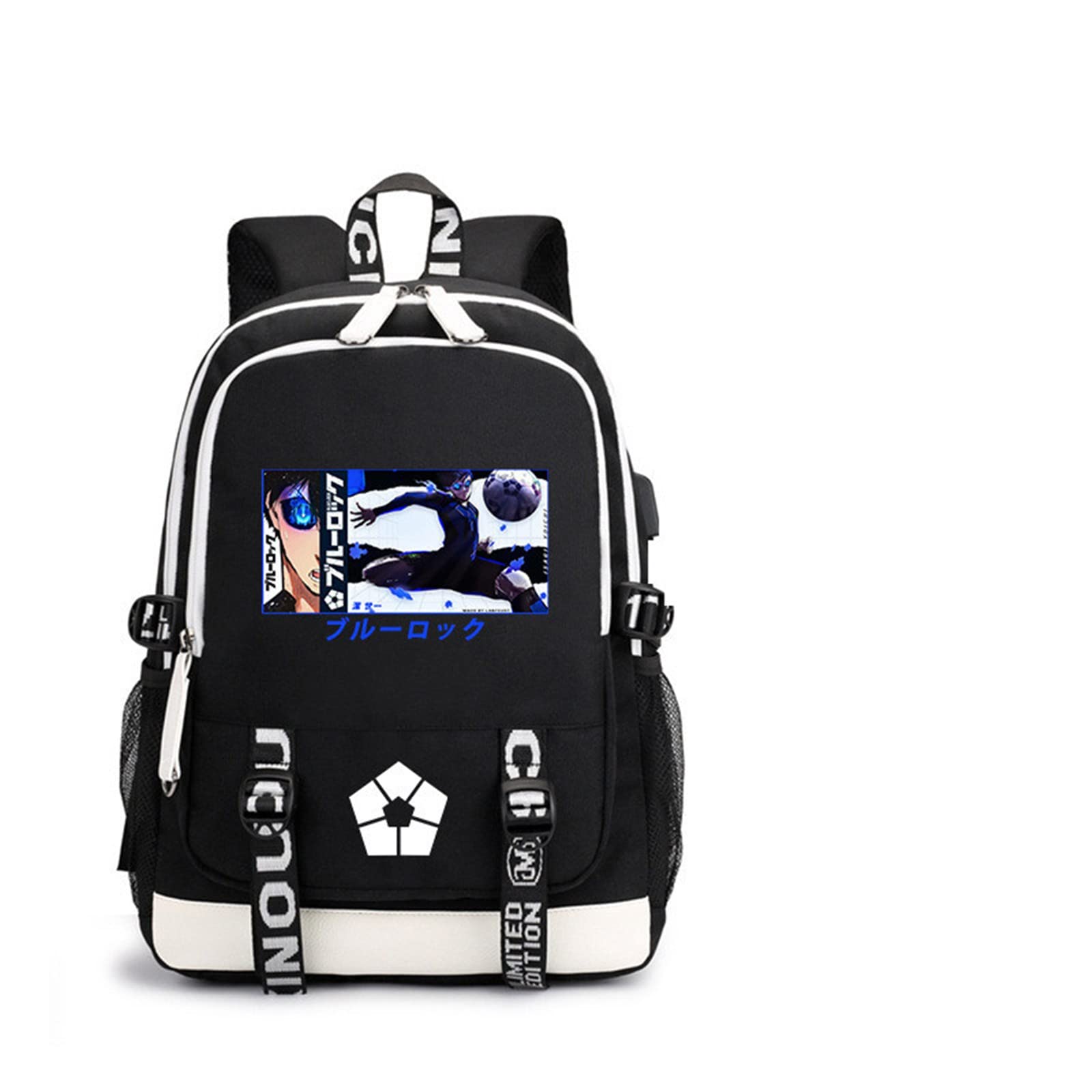 ISaikoy Anime BLUE LOCK Backpack Shoulder Bag Bookbag Student School Bag Daypack Satchel A1