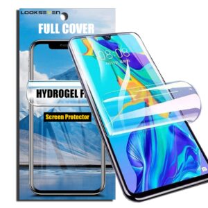 lookseven 3 pack hydrogel film for samsung galaxy s23 plus transparent soft tpu screen protector compatible with samsung galaxy s23 plus, high sensitivity protective film (not tempered film)