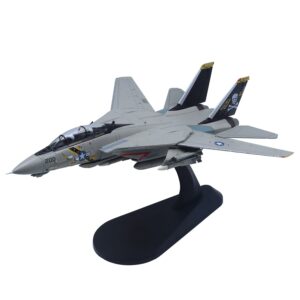 udnorbay us navy f-14 f-14a tomcat skeleton fighter plane model 1/100 diecast military airplane models