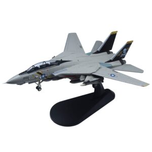 Udnorbay US Navy F-14 F-14A Tomcat Skeleton Fighter Plane Model 1/100 Diecast Military Airplane Models