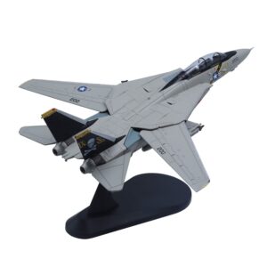 Udnorbay US Navy F-14 F-14A Tomcat Skeleton Fighter Plane Model 1/100 Diecast Military Airplane Models