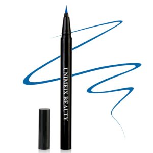 unimeix eyeliner liquid liner waterproof eye liner makeup eyeliner pen precise all day eyeliner striking navy