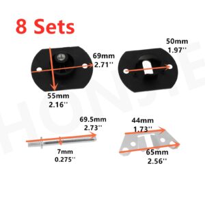 Tsnamay Sofa Couches Sectional Connector Pin Stays Buckle Style Furniture Connector Replacement Parts 8 Sets