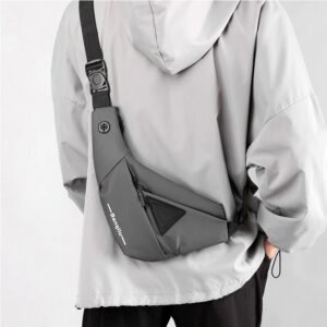 TINYAT Sling Bag for Men Crossbody Sling Backpack Portable Chest Daypack Phone Money Shoulder Bags for Pouch Hiking Travel