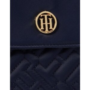 Tommy Hilfiger Nina II Flap Backpack Bias Quilted Smooth Nylon Tommy Navy One Size