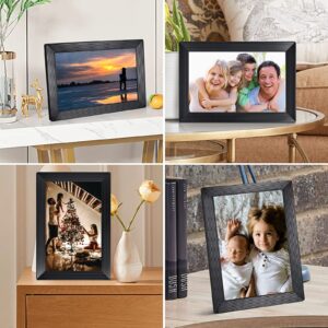 FRAMEO 10.1 inch WiFi Digital Photo Frame 1280x800 HD IPS Touch Screen, Digital Picture Frame with 32GB Internal Memory, Auto-Rotate, via Frameo App from Anywhere, Black