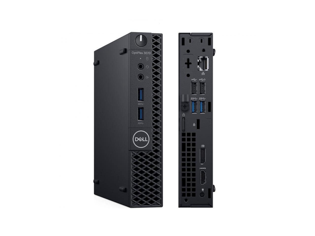 Dell Optiplex 3070 USFF, i5-8500T, 8GB RAM, 128GB SSD, Windows 10 Pro (Renewed)