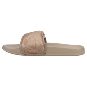 puma womens leadcat 2.0 x lauren london slide athletic sandals casual - brown - size 9 m