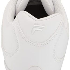 FILA Women's Shout Sneaker, White/White/White, 9.5