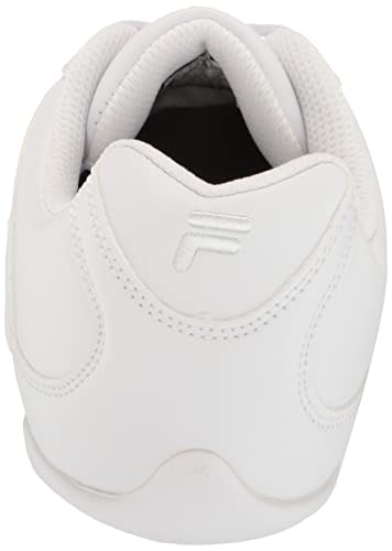 FILA Women's Shout Sneaker, White/White/White, 9.5