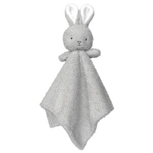 Our 3 M's Bunny Baby Security Blanket - Gray Baby Lovey - Baby Security Blankets for Girls and Baby Boy Gifts - Super Soft Blanket for Newborn