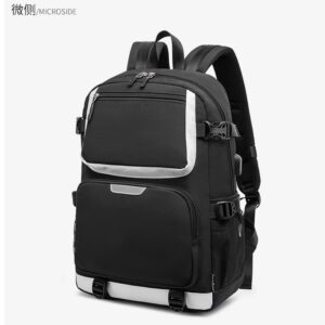 TPSTBAY SCP Foundation Large Daypack Cartoon Bookbag Unisex Travel Bagpack Oxford Laptop Backpack with USB Port(3)