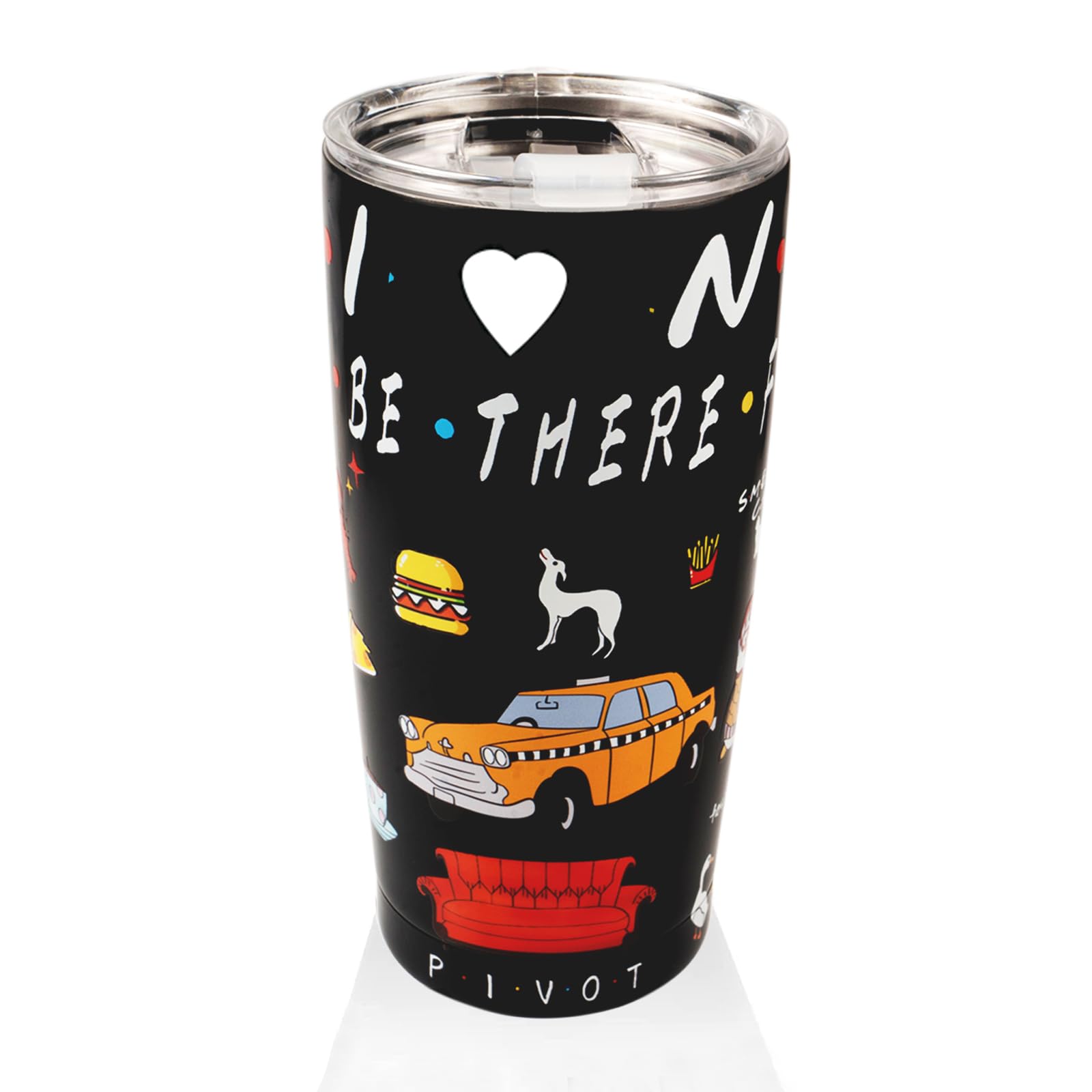 20 oz Stainless Steel Tumbler with Lids,Funny Fans Lovers Merchandis,Friendship Gifts,Coffee Mugs Double Walled Insulated Tumbler Travel Coffee Cup Keeps Drinks Cold & Hot