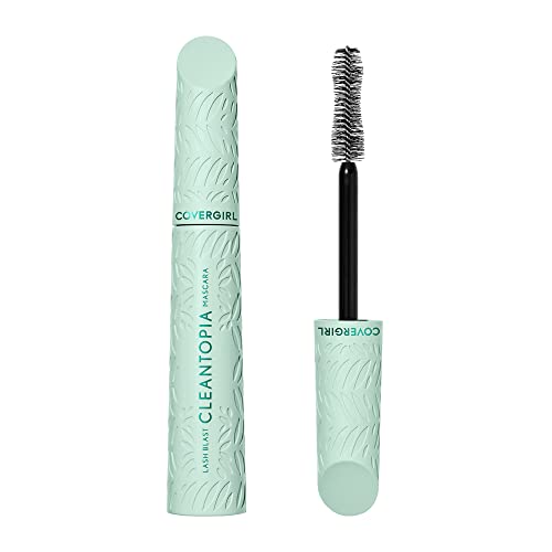 Covergirl Lash Blast Cleantopia Mascara, Volumizing, Smudge-Proof, Vegan Formula, Extreme Black 800, 0.32oz