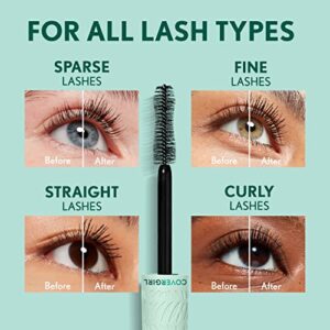 Covergirl Lash Blast Cleantopia Mascara, Volumizing, Smudge-Proof, Vegan Formula, Extreme Black 800, 0.32oz